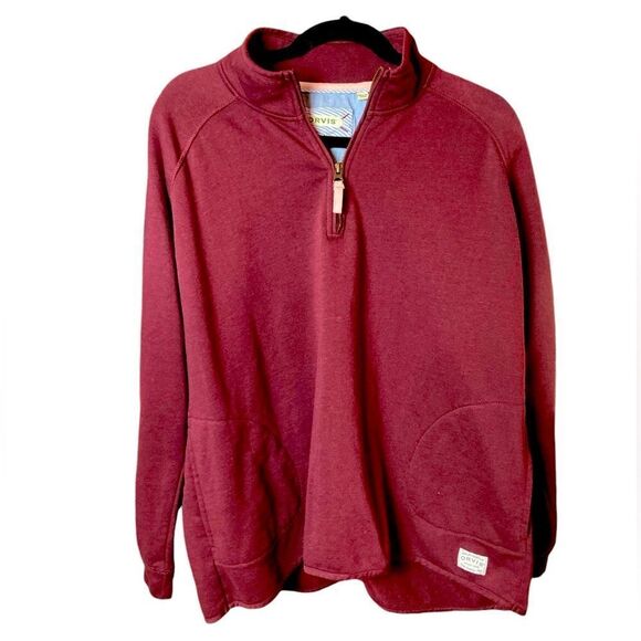 Orvis Sweater Men’s Size XL 1/4 Zip Pullover - Picture 1 of 8